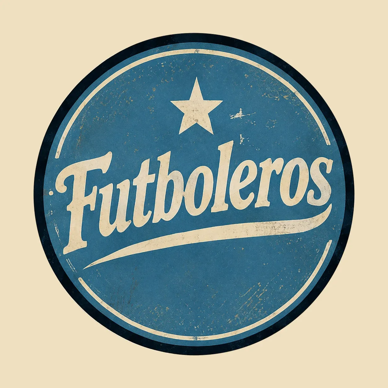 Futboleros: insignia con el logotipo
