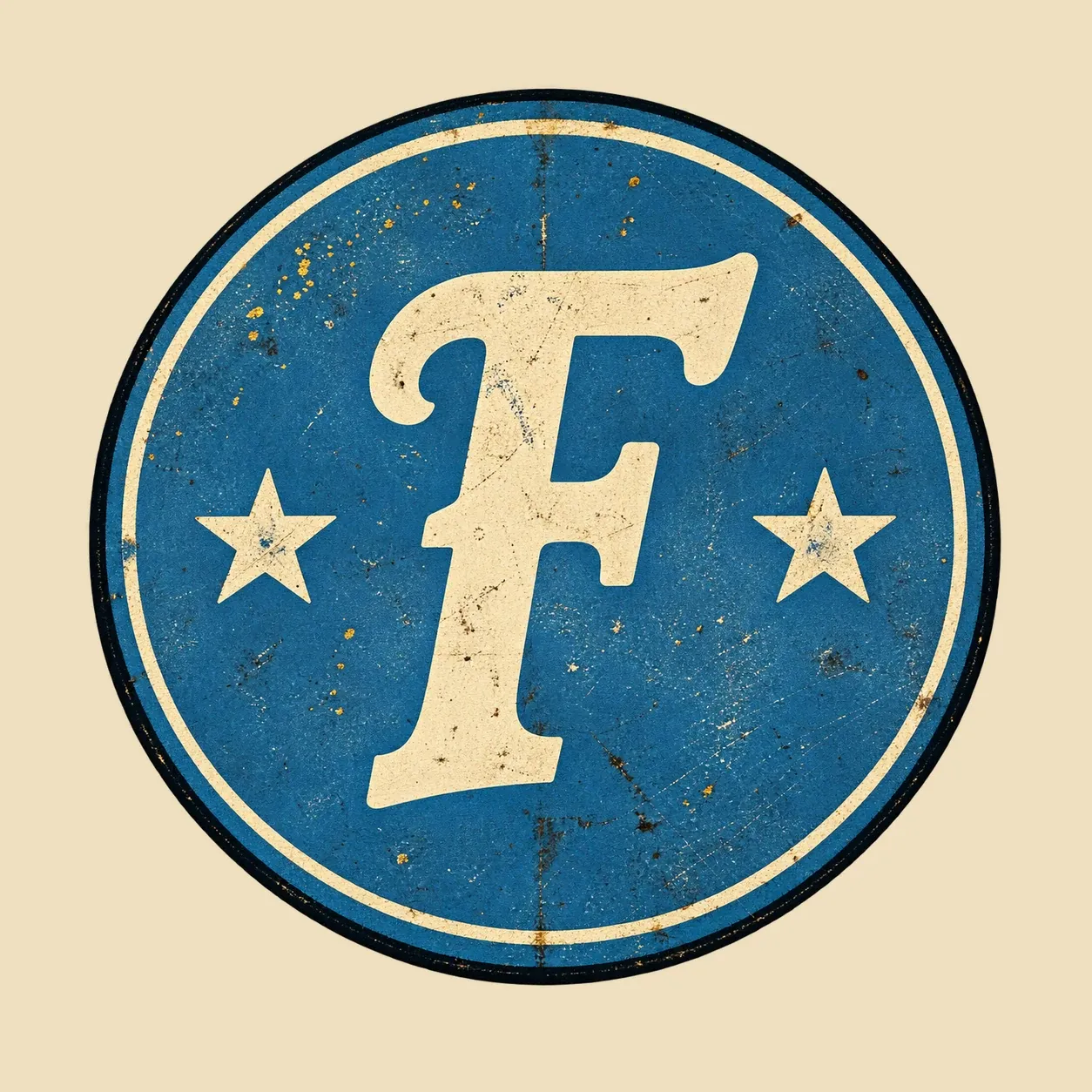Futboleros: insignia con la F