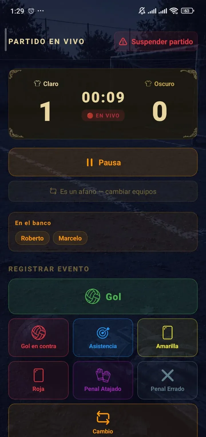 Futboleros: el partido en vivo