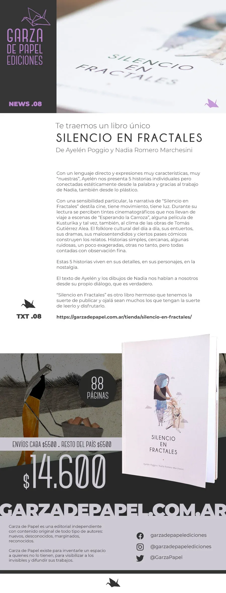 Garza de papel: newsletter