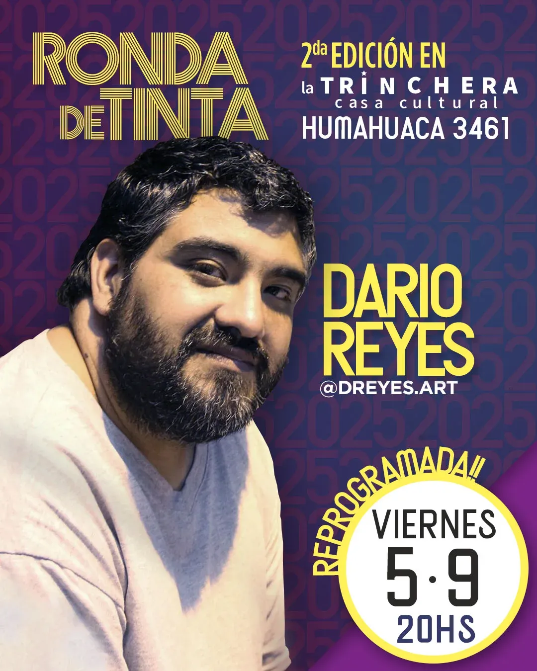 Ronda de Tinta 2025: Darío Reyes
