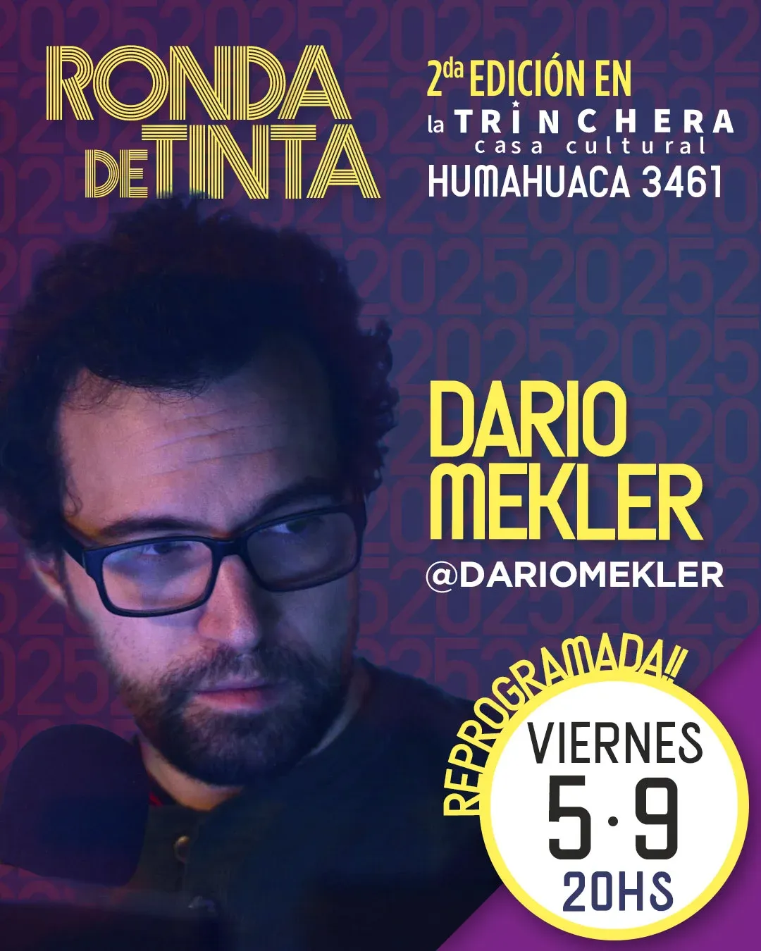 Ronda de Tinta 2025: Darío Mekler