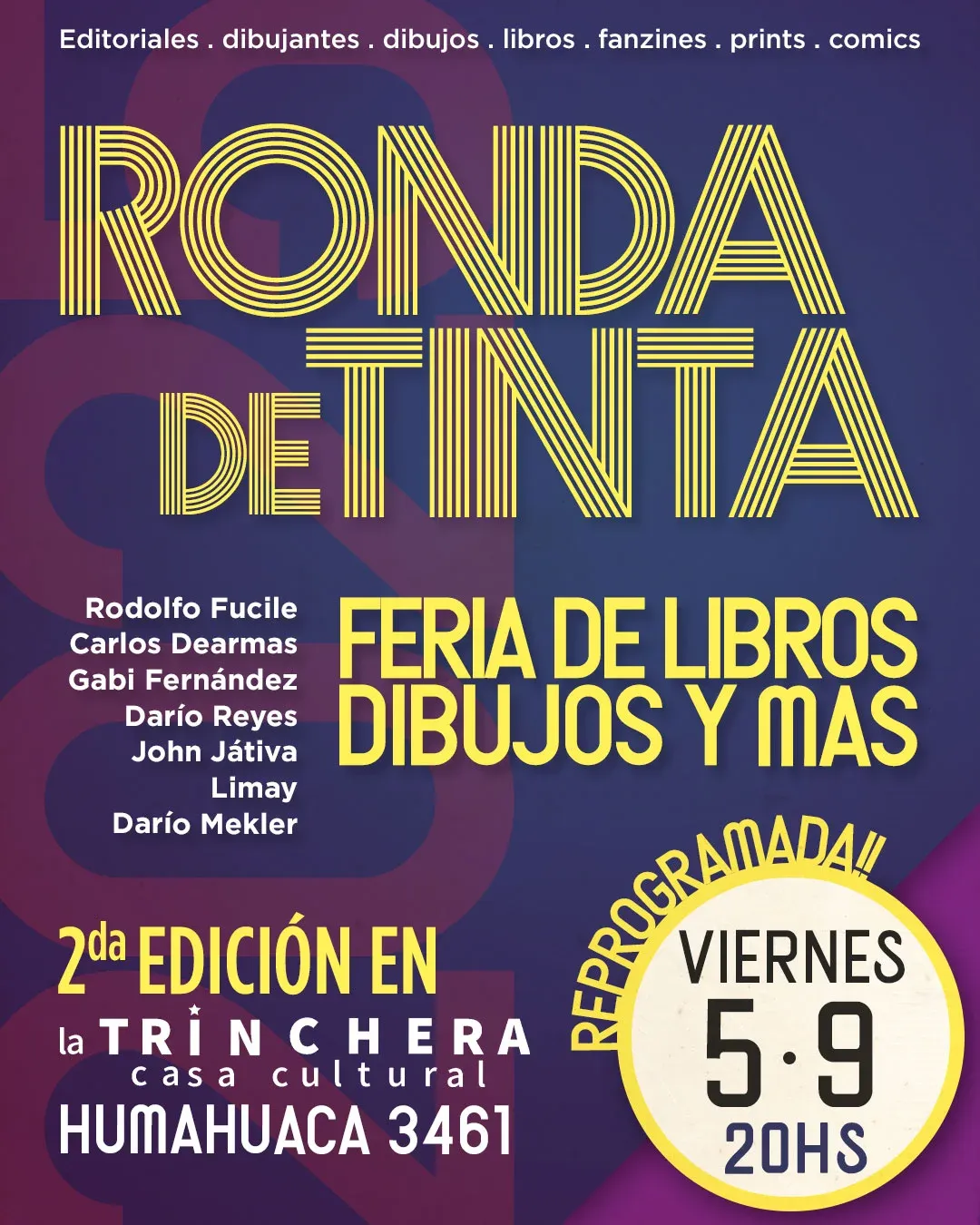 Ronda de Tinta 2025: flyer de la feria