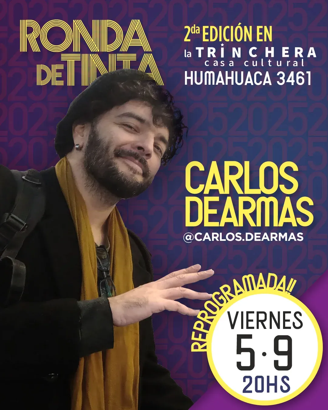 Ronda de Tinta 2025: Carlos Dearmas