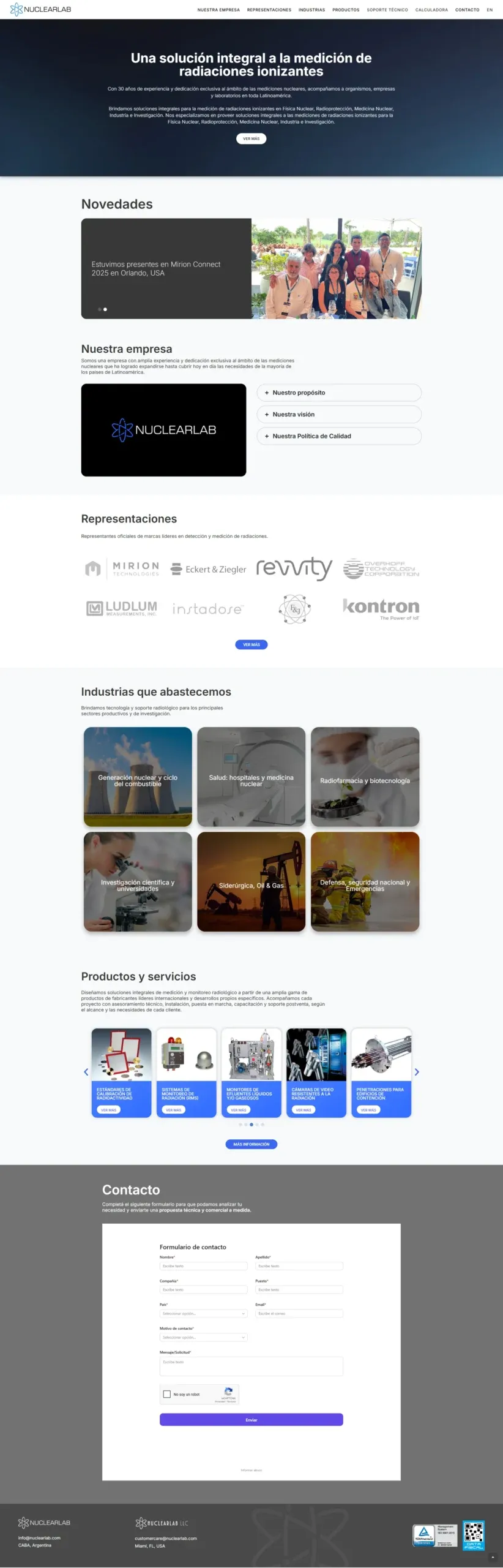 Nuclearlab: web
